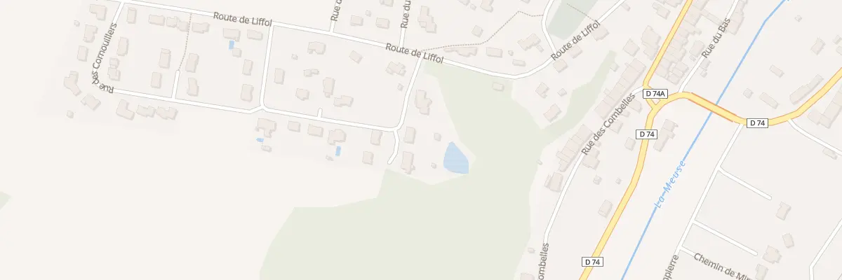 Plan du 3 Rue du Joli Bois à Bazoilles-sur-Meuse