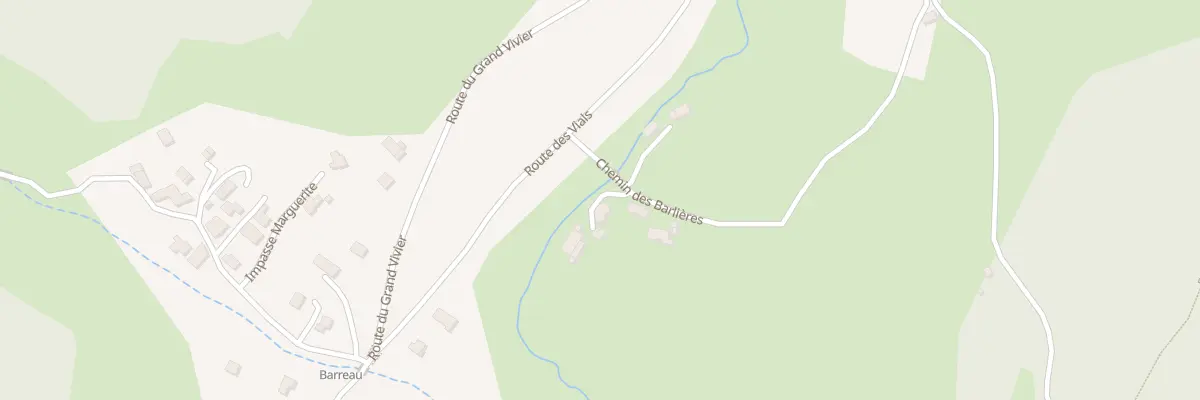 Plan du 72 Che des Barlières à Saint-Aupre