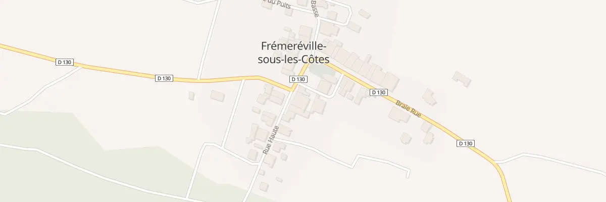 Plan du 3 Rue Haute à Frémeréville-sous-les-Côtes