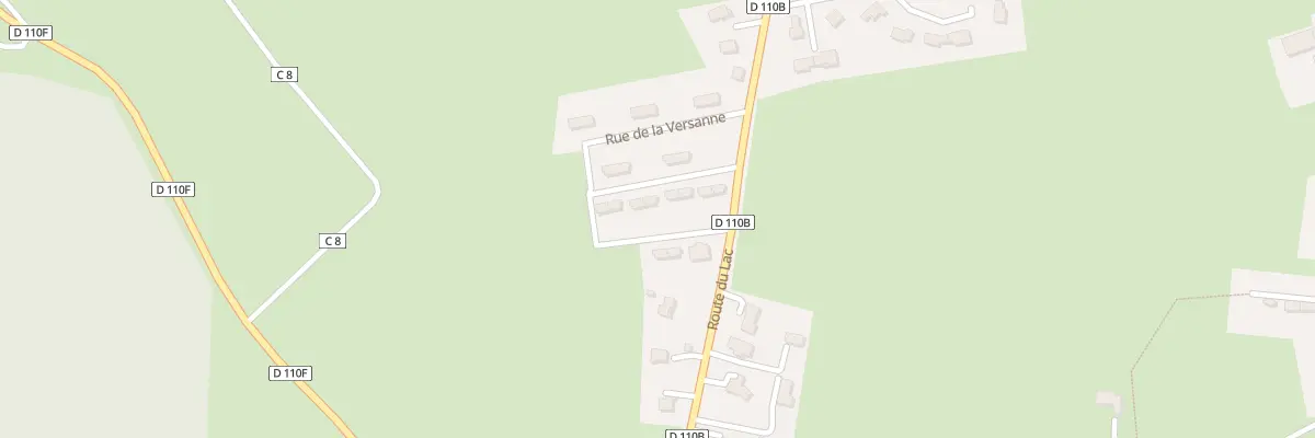 Plan du 5 La Versanne à Sinard