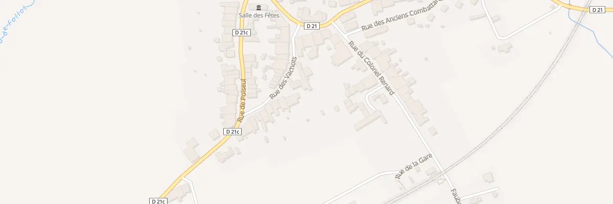 Plan du 9 Rue des Vachots à Damblain