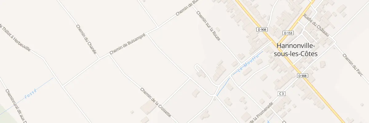Plan du 2 Che de la Crouee à Hannonville-sous-les-Côtes