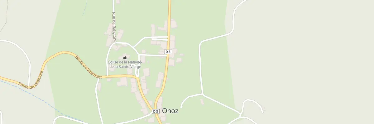 Plan du 10 Rue du Chateau à Onoz