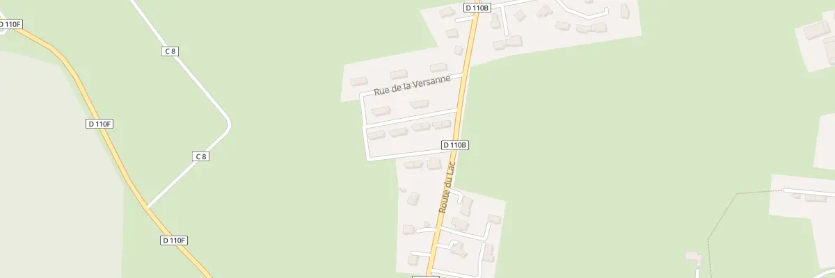 Plan du 4 La Versanne à Sinard