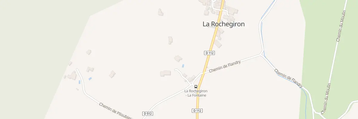 Plan du 7022 Le Village à La Rochegiron