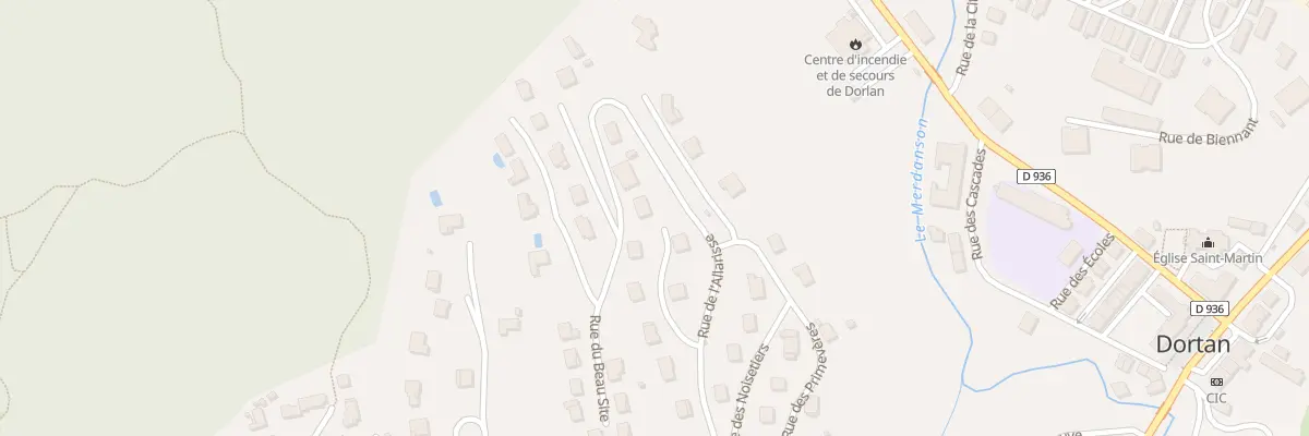Plan du 19 Rue de l’Allarisse à Dortan