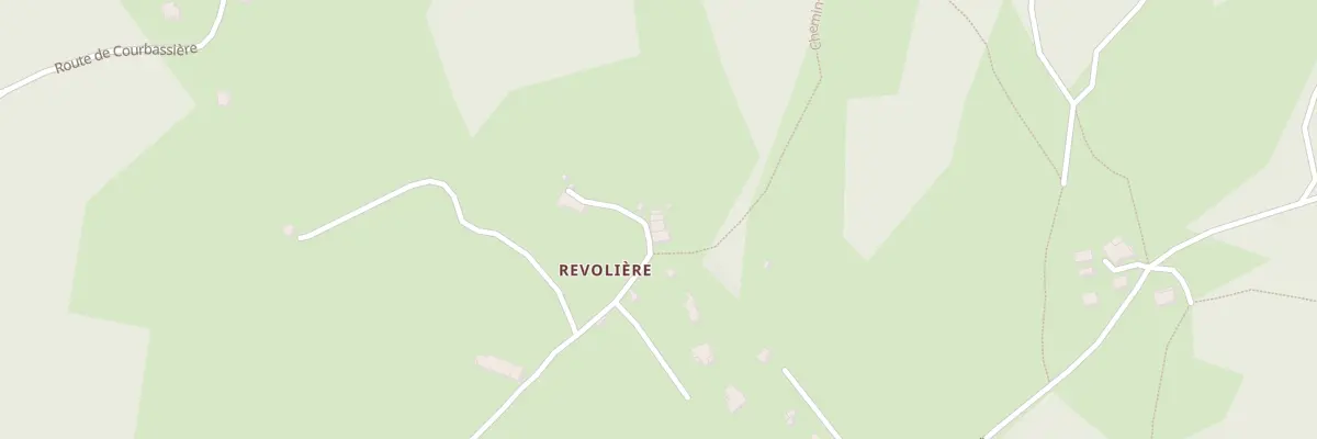 Plan du 391 Rte de la Revollière à La Sure en Chartreuse