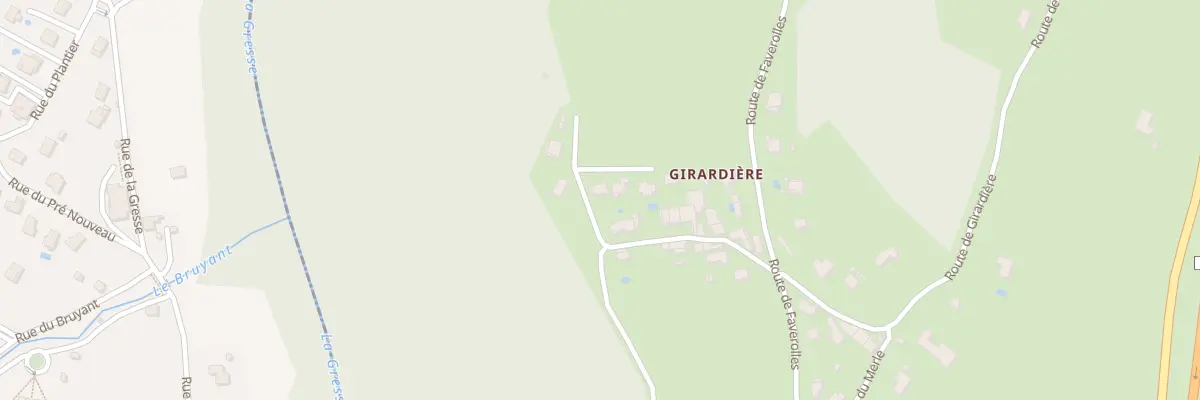 Plan du 238A Vc La Girardiere Le Haut à Vif