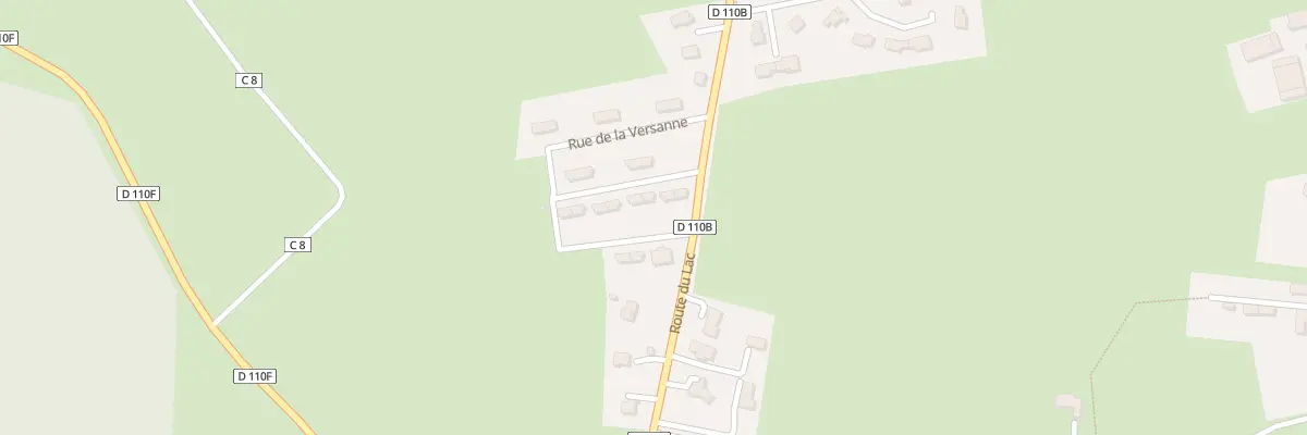Plan du 3 La Versanne à Sinard