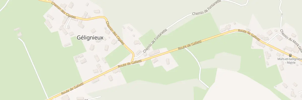 Plan du 501 Rte de Galletti à Murs-et-Gélignieux