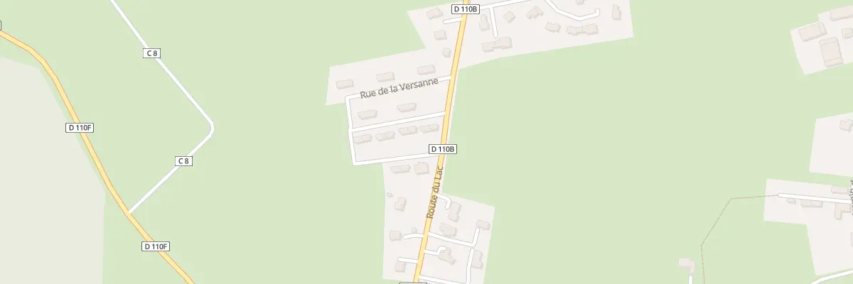 Plan du 2 La Versanne à Sinard