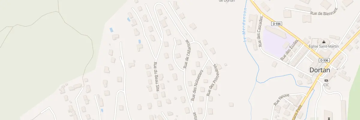 Plan du 5340 L’Allarisse à Dortan