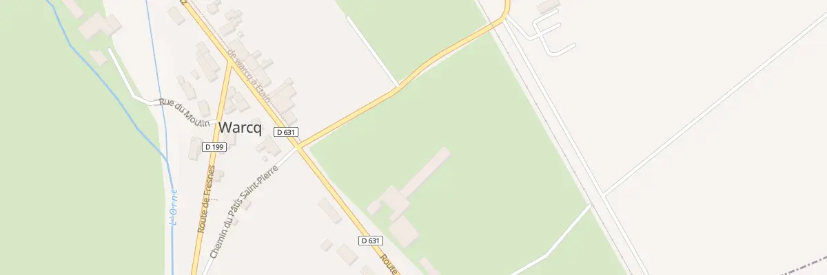 Plan du 23 Rte de Metz à Warcq