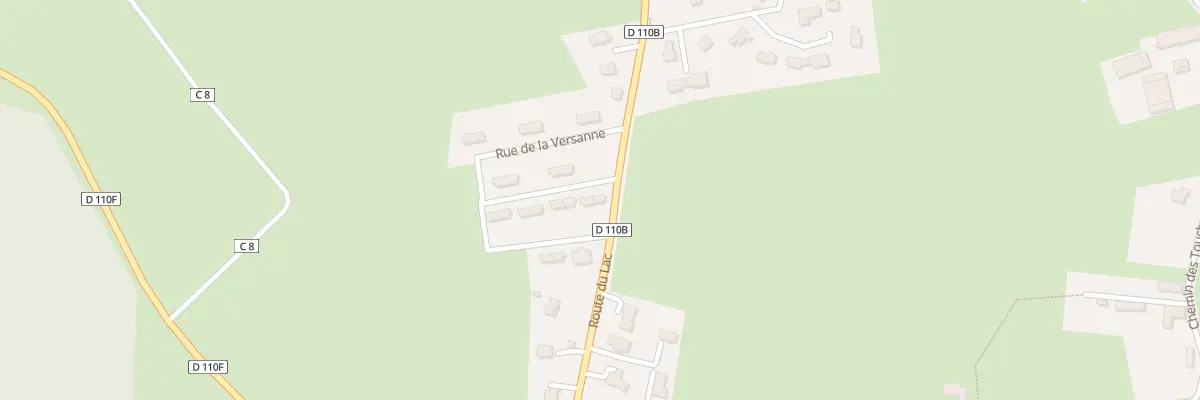 Plan du 1 La Versanne à Sinard