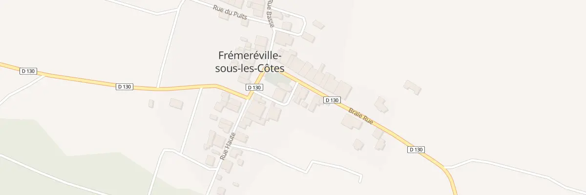 Plan du 2 Braie Rue à Frémeréville-sous-les-Côtes