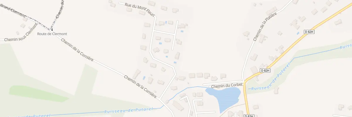Plan du 60 Imp du Mont Fleuri au Pont-de-Beauvoisin