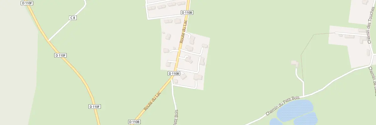 Plan du 641 Rte du Lac à Sinard