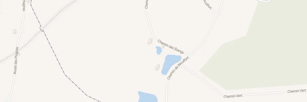 Plan du 286 Che des Etangs au Pont-de-Beauvoisin
