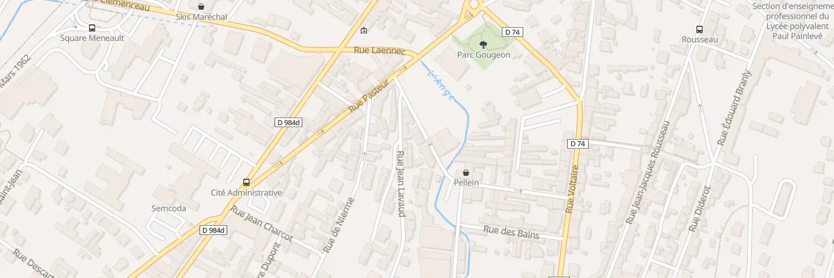 Plan du 8 Rue Jean-baptiste Clement à Oyonnax