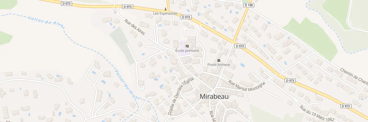 Plan du 5300 Le Village à Mirabeau