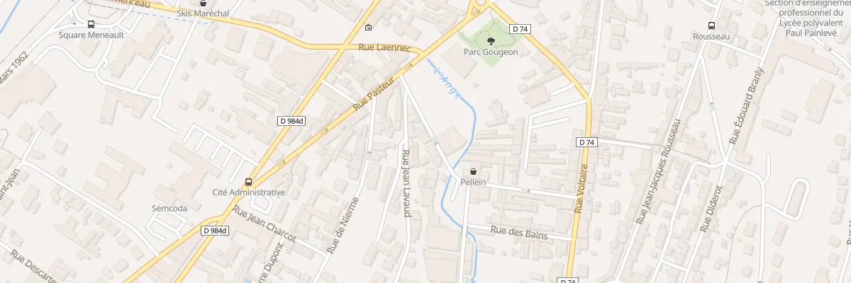 Plan du 8B Rue Jean-baptiste Clement à Oyonnax