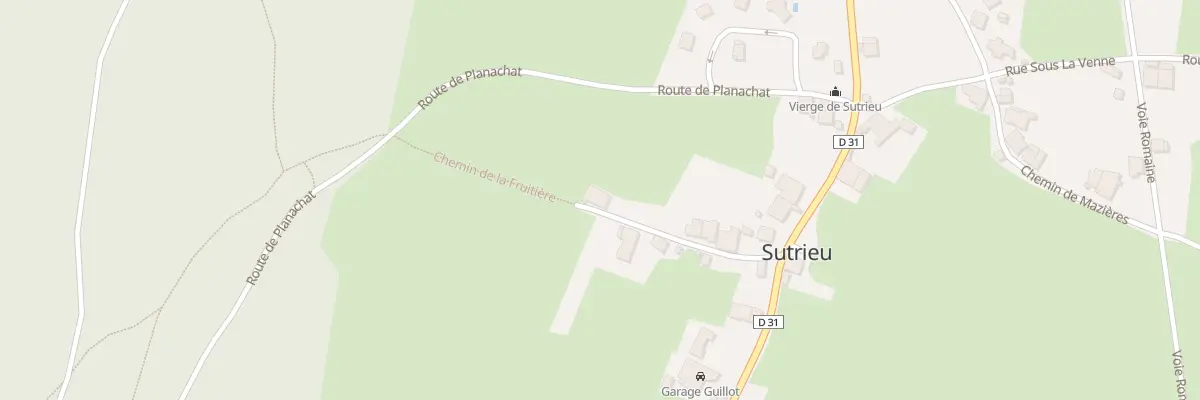 Plan du 5041 Che de la Fruitiere à Valromey-sur-Séran