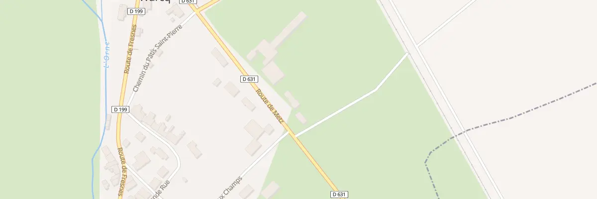 Plan du 27 Rte de Metz à Warcq