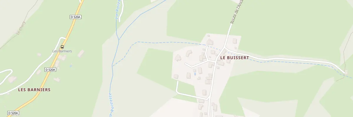 Plan du 89 Imp du Buissert à La Sure en Chartreuse