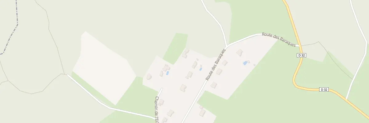 Plan du 252 Rte des Baraques à Andert-et-Condon