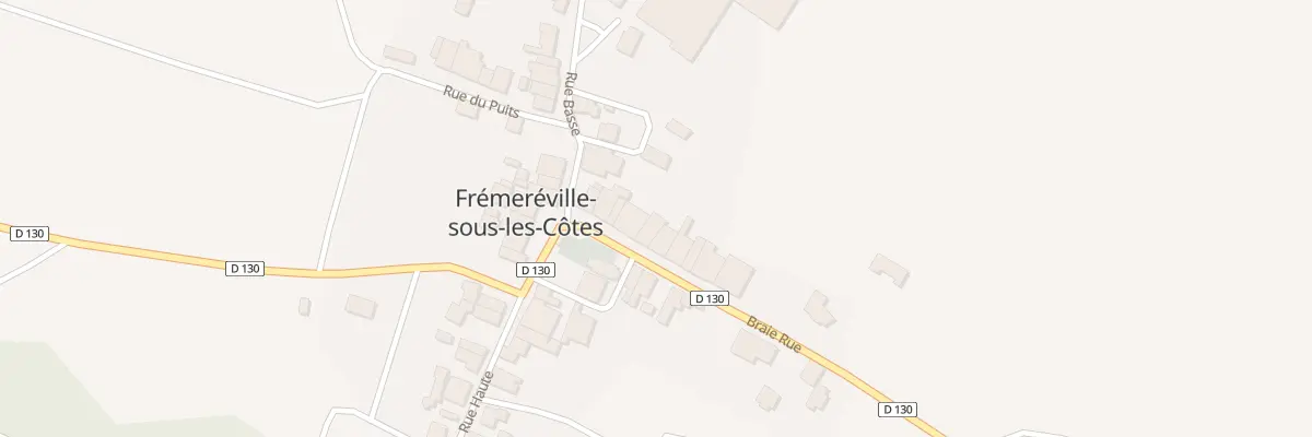 Plan du 9 Braie Rue à Frémeréville-sous-les-Côtes