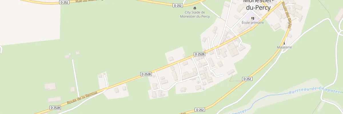 Plan du 370 Rte de la Remise à Monestier-du-Percy