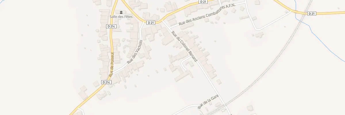 Plan du 2 Cour des Récollets à Damblain