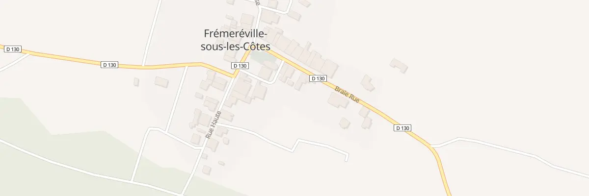 Plan du 8 Braie Rue à Frémeréville-sous-les-Côtes