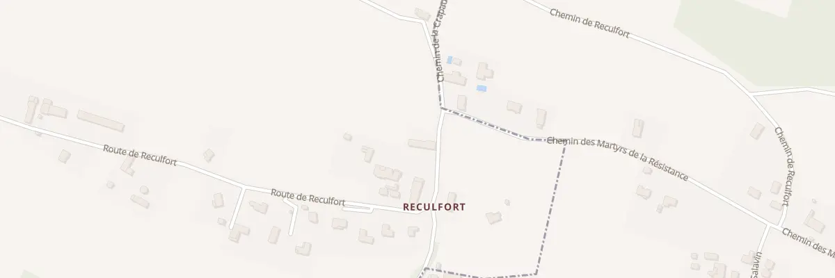 Plan du 1145 Rte de Reculfort à Pressins
