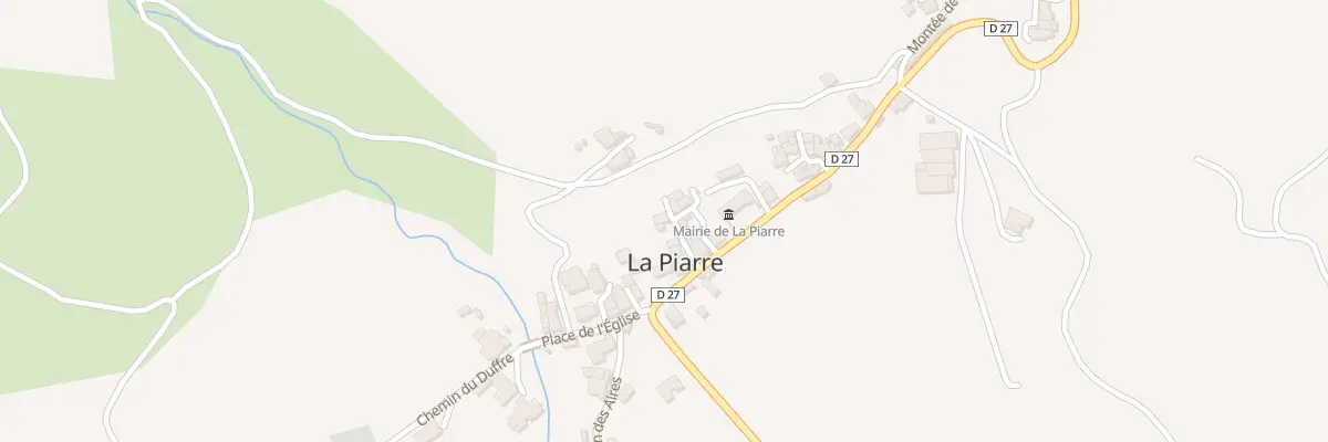 Plan du 5060 Le Mas à La Piarre