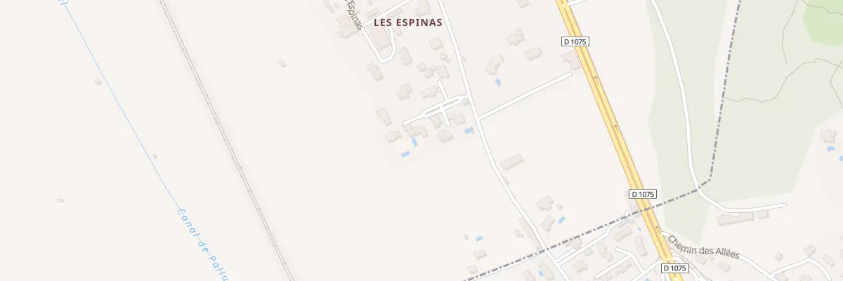 Plan du 738 Che de Chamoussière à Voreppe