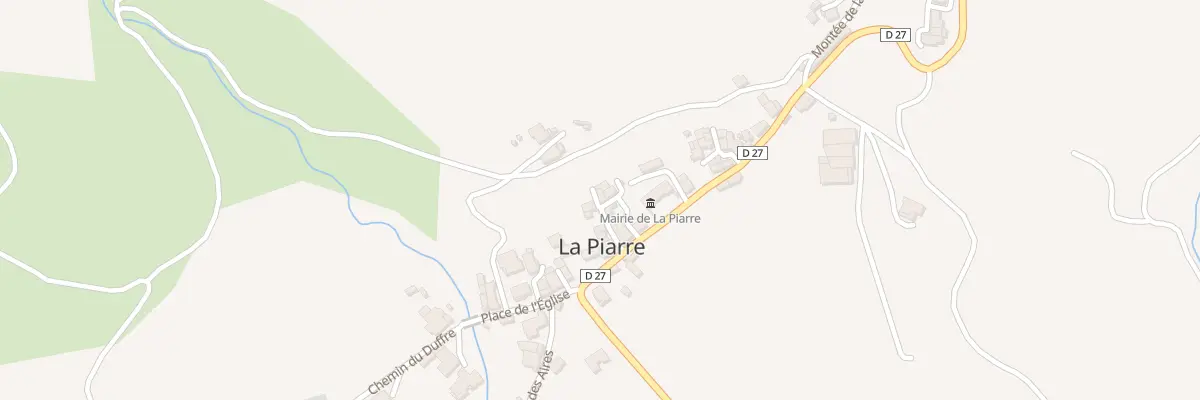 Plan du 5066 Le Mas à La Piarre