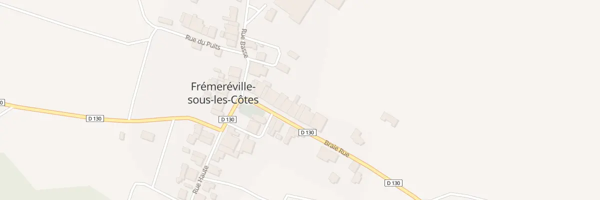 Plan du 11B Braie Rue à Frémeréville-sous-les-Côtes