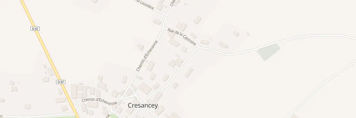 Plan du 4 Rue Saint-Sébastien à Cresancey