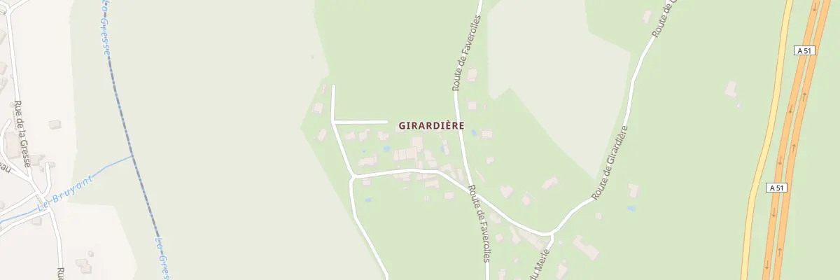 Plan du 50B Rue du Ravier à Vif