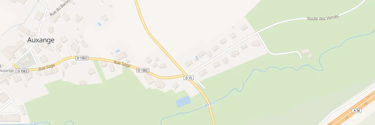 Plan du 3 Rte des Vernes à Auxange