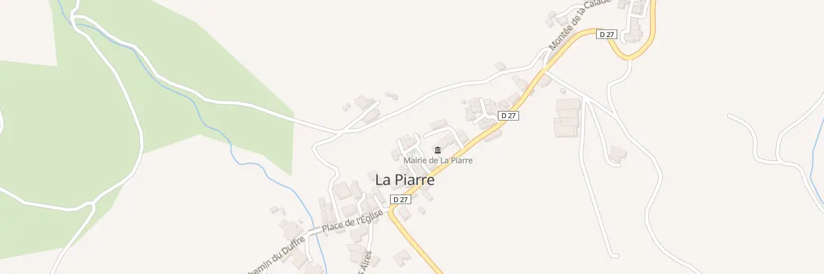 Plan du 65 Imp du Grand Mas à La Piarre
