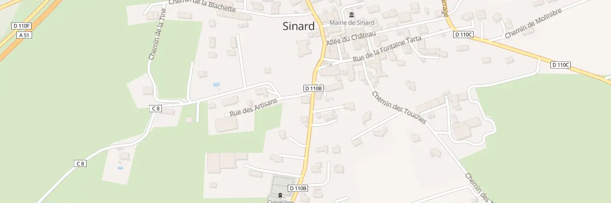 Plan du 5116 Che des Clos à Sinard