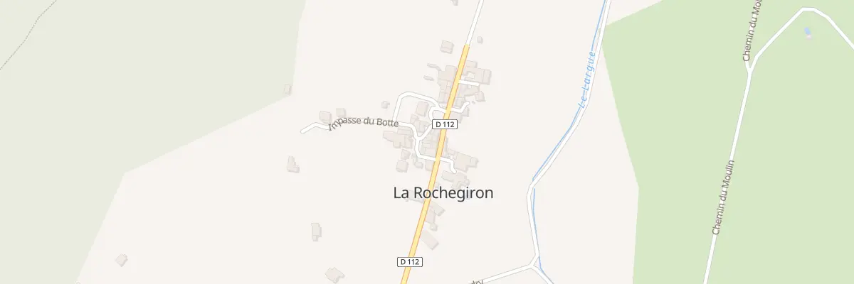 Plan du 5021 Le Village à La Rochegiron