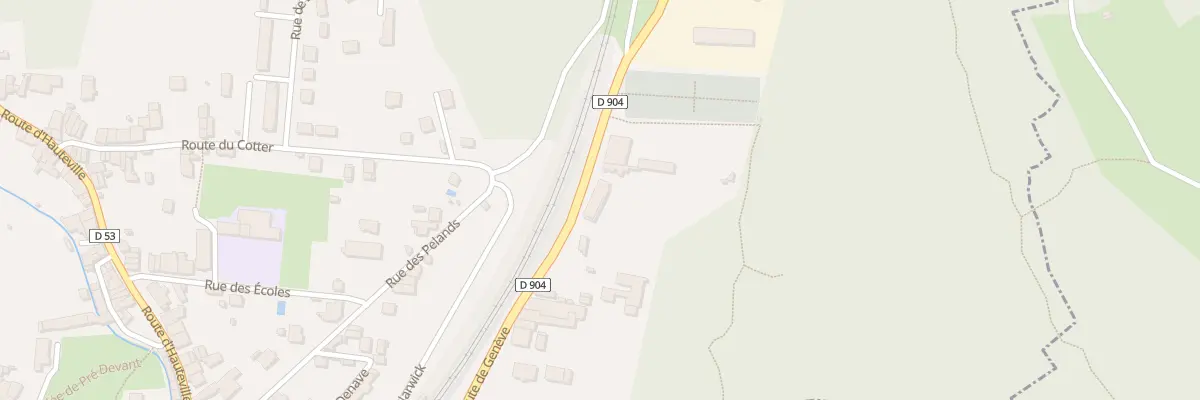 Plan du 230 Rte de Genève à Virieu-le-Grand