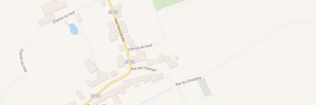 Plan du 7 Rue des Champs à Saulx-lès-Champlon