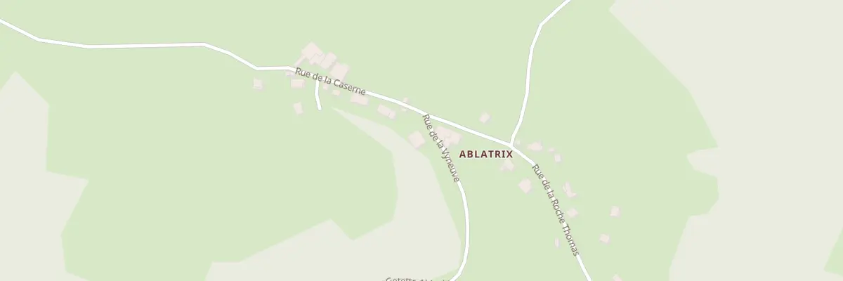 Plan de la Rue de la Caserne à Apremont