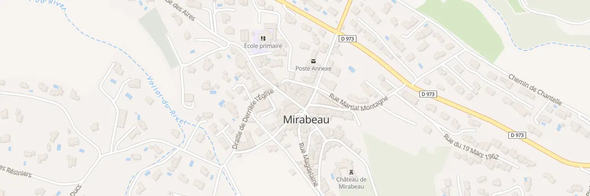 Plan du 5240 Le Village à Mirabeau
