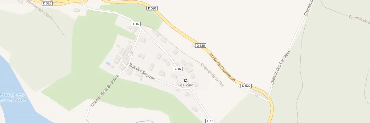 Plan du 343 Rte du Picard à Saint-Étienne-de-Crossey