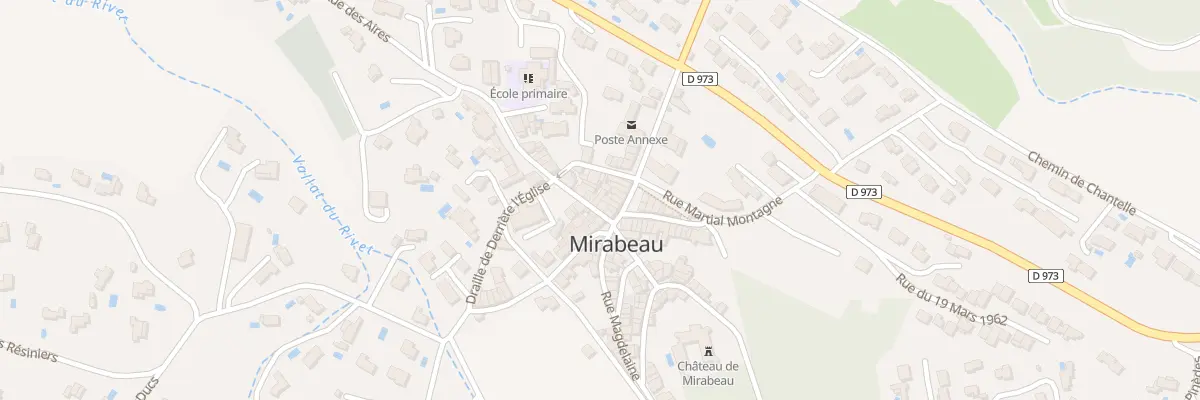 Plan du 5094 Rue de l’Eglise à Mirabeau